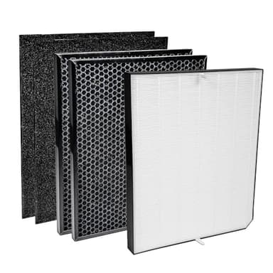 AIRDOCTOR AD3000 / AD3500 Fits Both Models Genuine Filter Replacements - One Year Combo Pack Includes: 1 UltraHEPA & 2 Carbon/Gas Trap/VOC & Pre-Filters (AD3500 / AD3000 One Year Combo Pack)