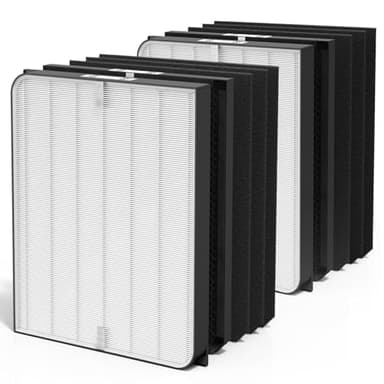 Replacement Filters Set Compatible with AD3000 AD3500 AD3500i, Includes 2 High-Efficiency Filters, 2 Carbon, 6 Pre, Air Cleaner Replacement for Home Pet Owners