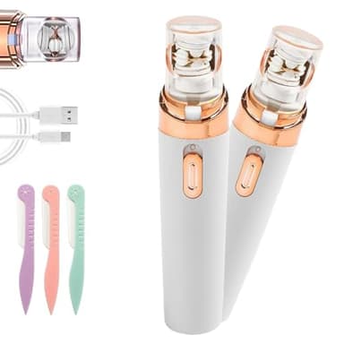 Epil Pro 3.0 Women Face Epilator 2025 New - 2-in-1 Rechargeable Facial Hair Removal for Women, IPX5 Waterproof Epilator with 3 Eyebrow Trimmers, 1PC Beauty Tool for Woman(White)